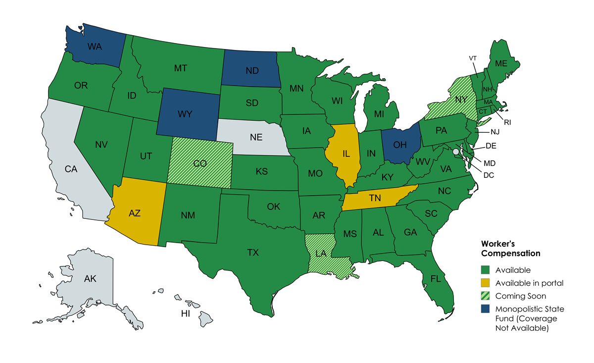 Berkley Small Business BOP MBOP Map 8 5 26